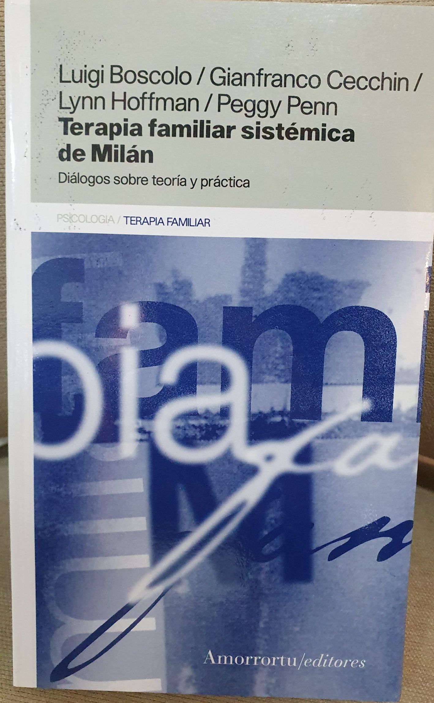 Portada La terapia familiar sistémica de Milán